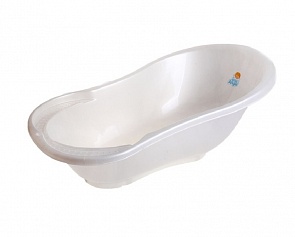 Ванночка детская – Ангел, 84 см., белый перламутр (Little Angel, LA4103БЛ ПЕРЛ)